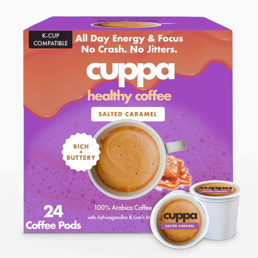 Cuppa Lion’s Mane Ashwagandha Healthy Coffee 24 Servings